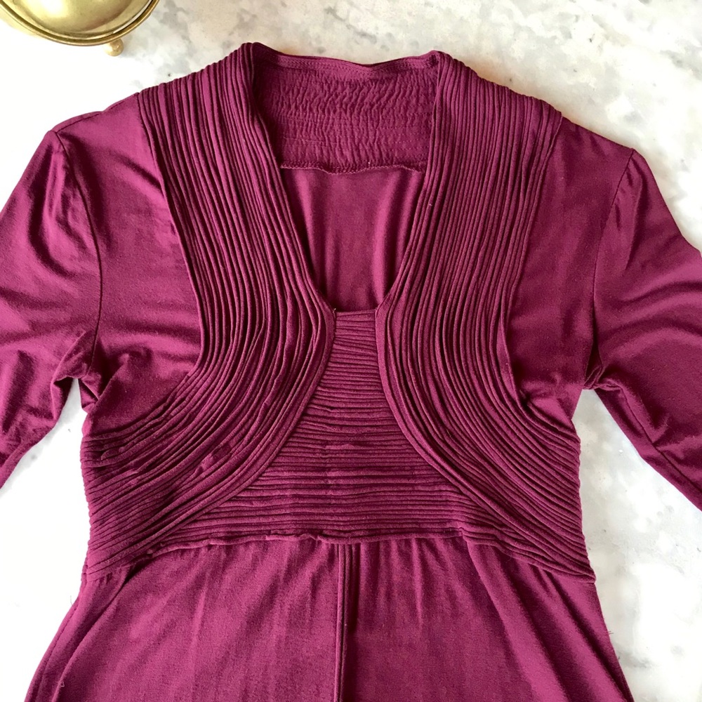 Viscose Jersey Rolled Raw Edge Details